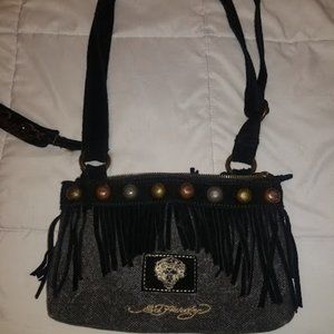 Ed Hardy Adjustable Strap purse